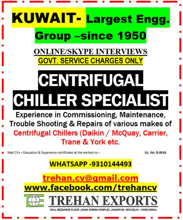CHILLER SPECIALIST CHILLER SPECIALIST