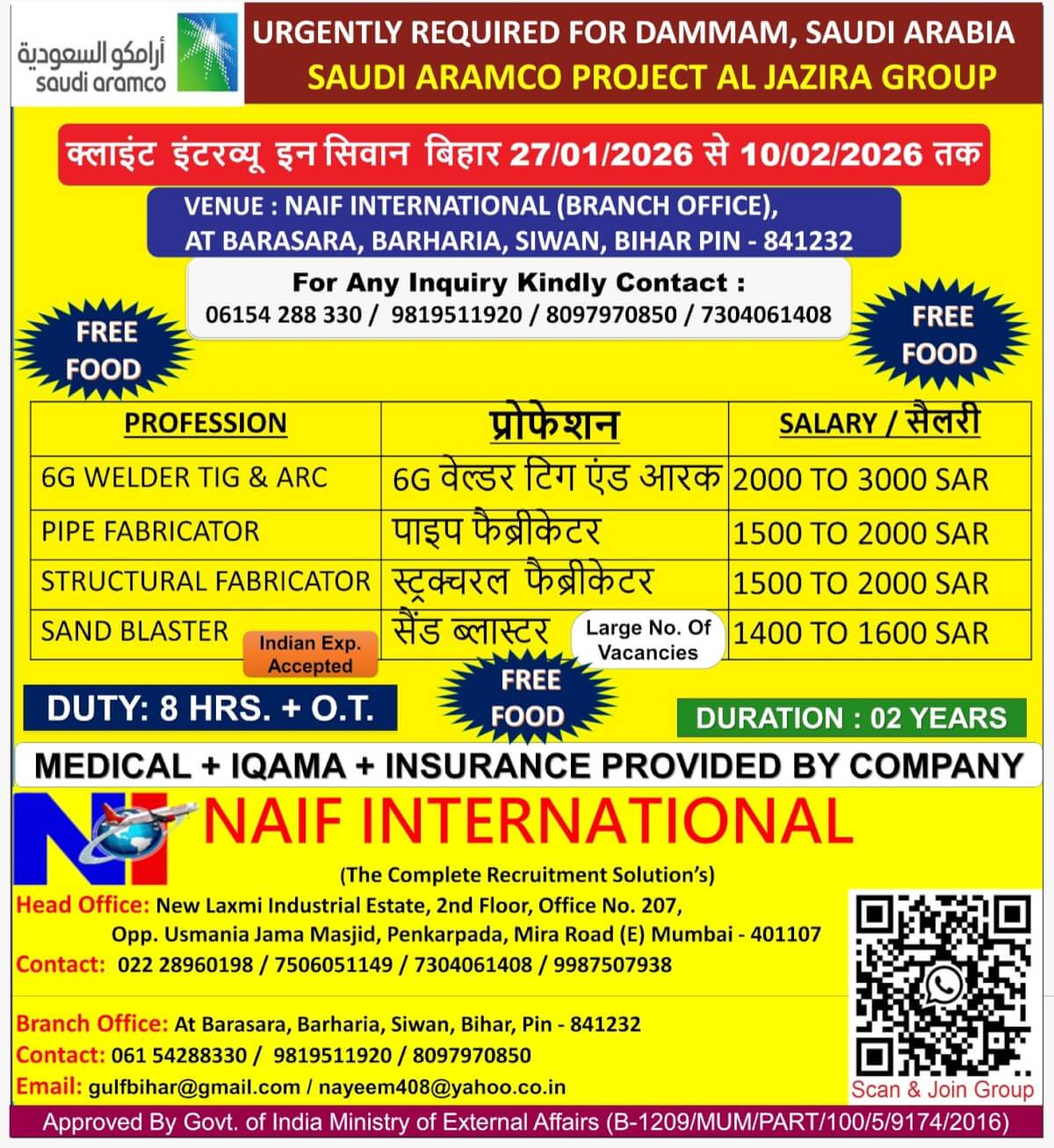 URGENTLY REQUIRED FOR AL JAZIRA GROUP URGENTLY REQUIRED FOR AL JAZIRA GROUP