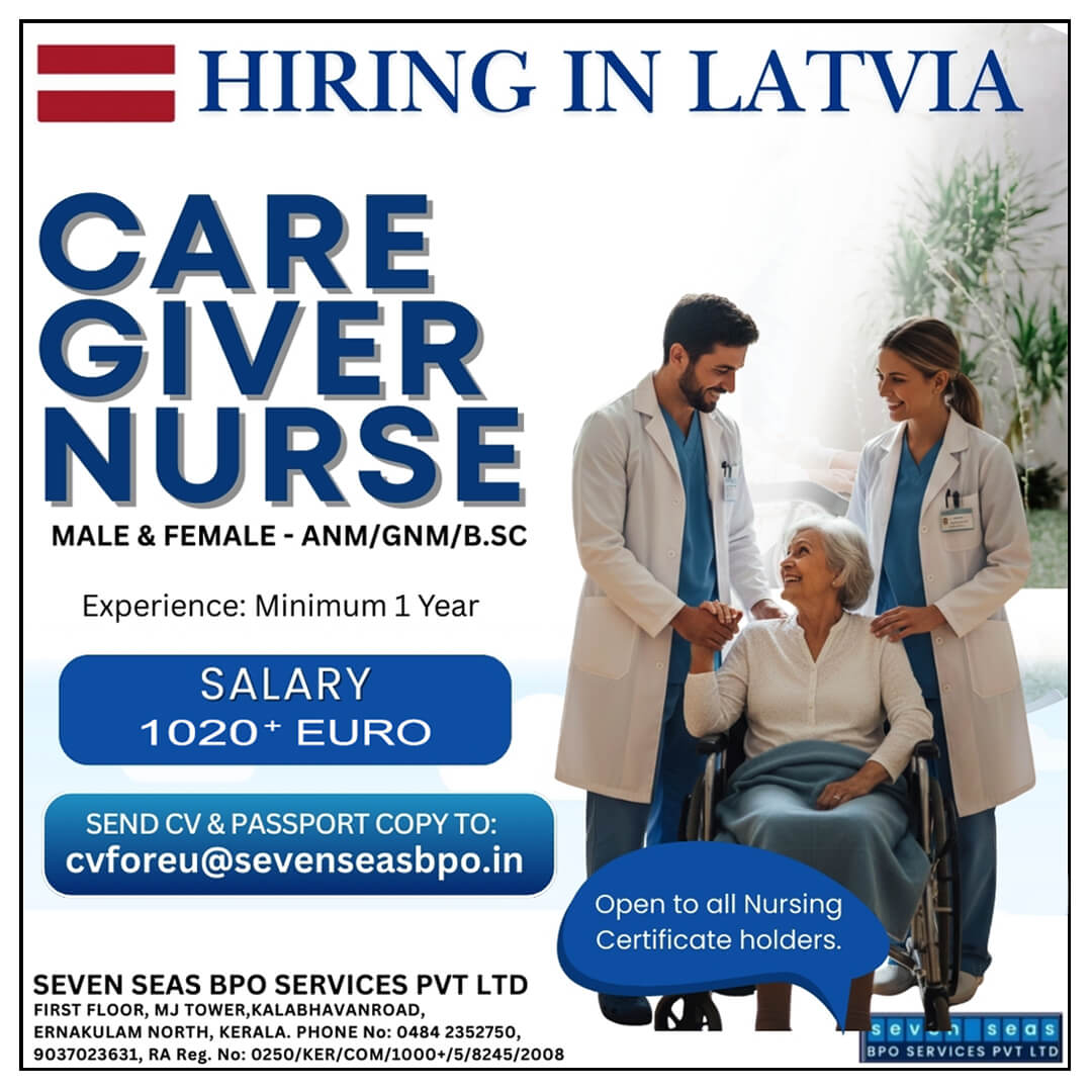 URGENT VACANCY IN LATVIA URGENT VACANCY IN LATVIA