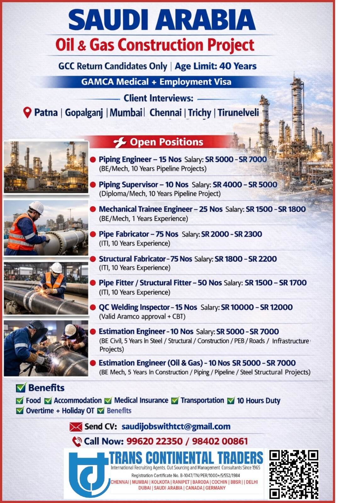 OIL & GAS CONSTRUCTION PROJECT-SAUDI ARABIA