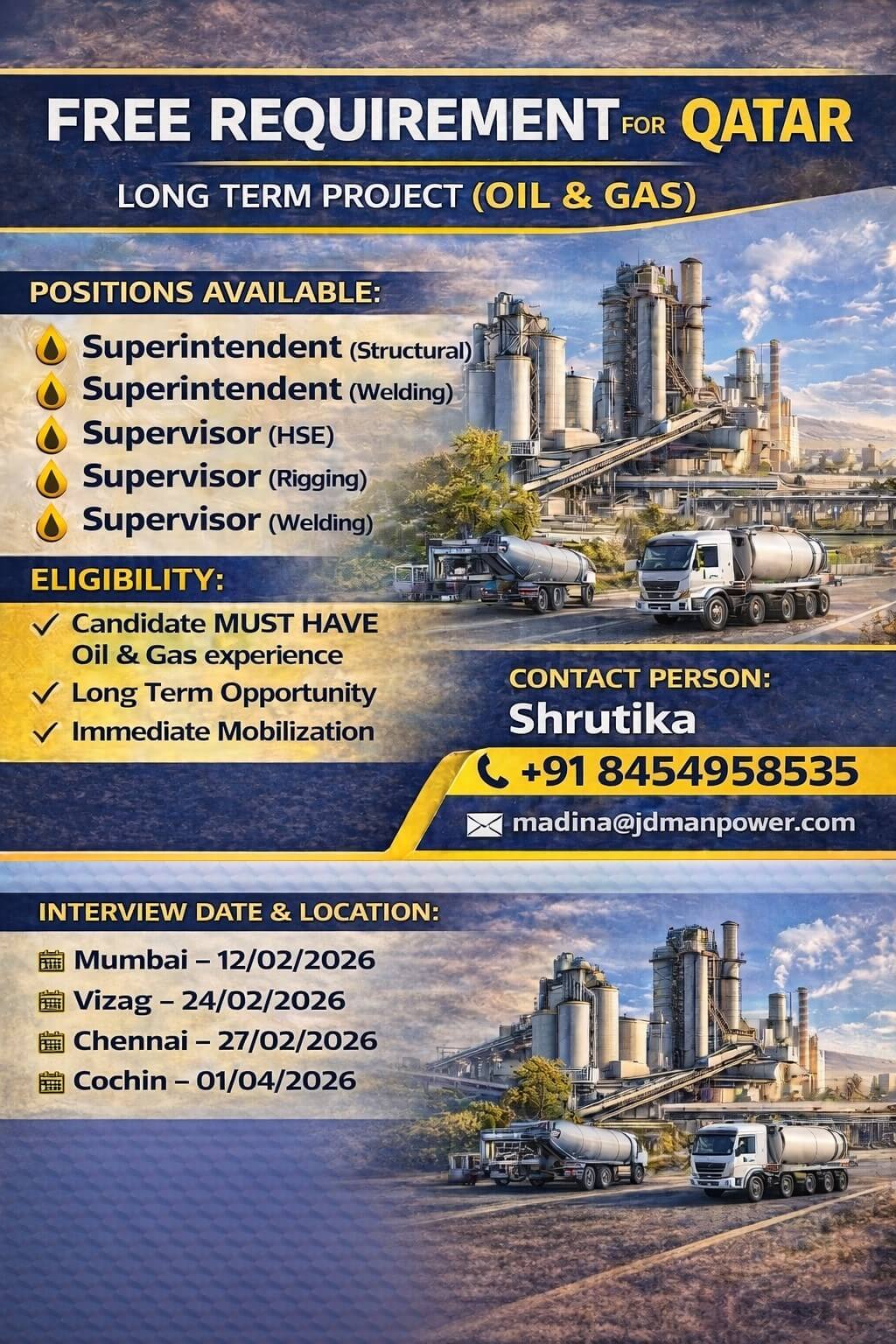 free requirement for Qatar long term
