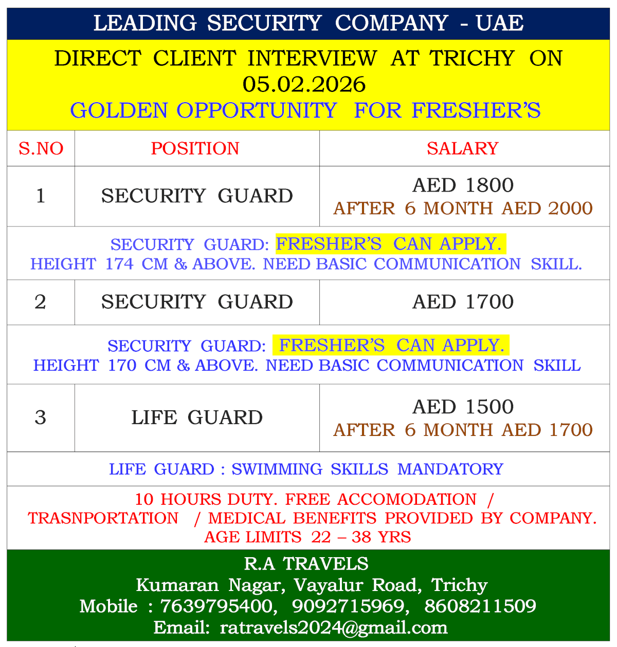 LEADING SECURITY COMPANY - UAE LEADING SECURITY COMPANY - UAE