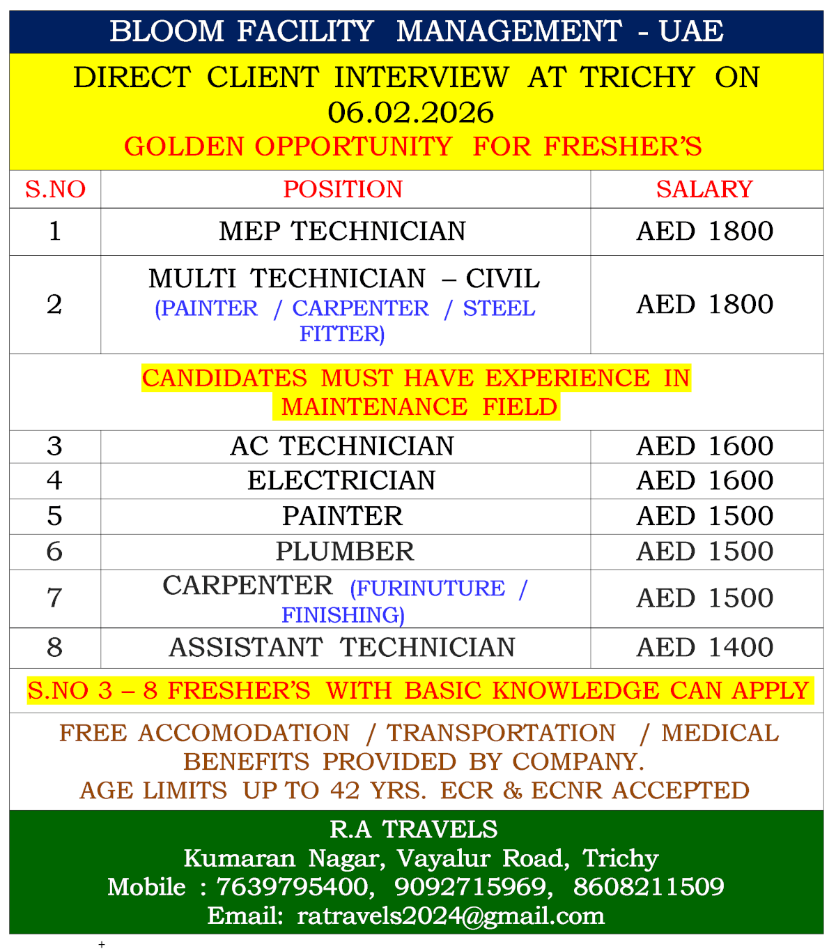 BLOOM FACILITY MANAGEMENT - UAE