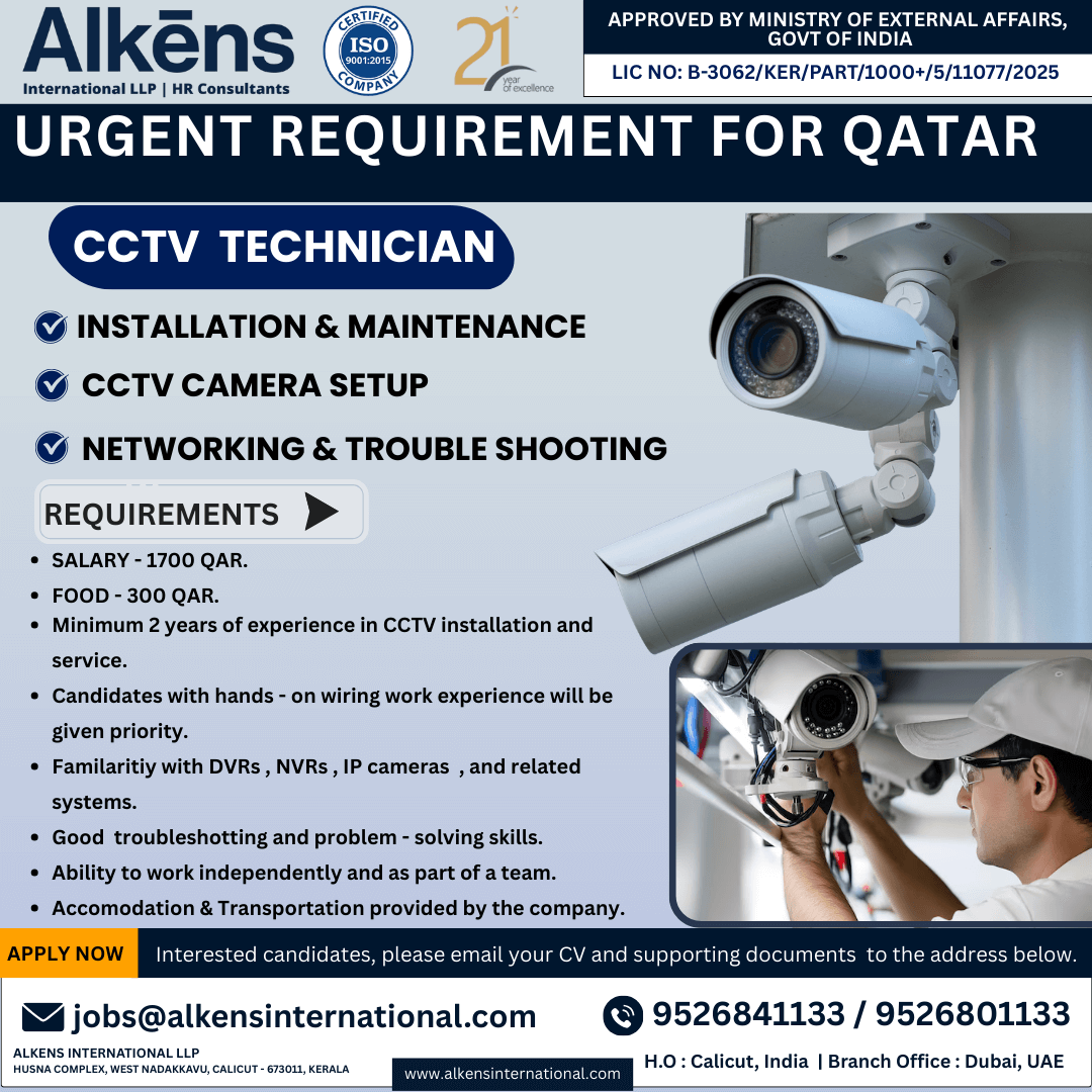 HIRING FOR QATAR HIRING FOR QATAR