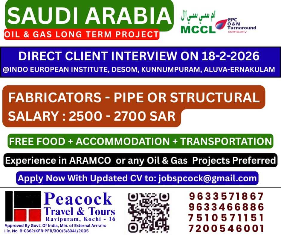 MCCL SAUDI_CLIENT INTERVIEW ON 18 FEBRUARY 2026 @ KOCHI
