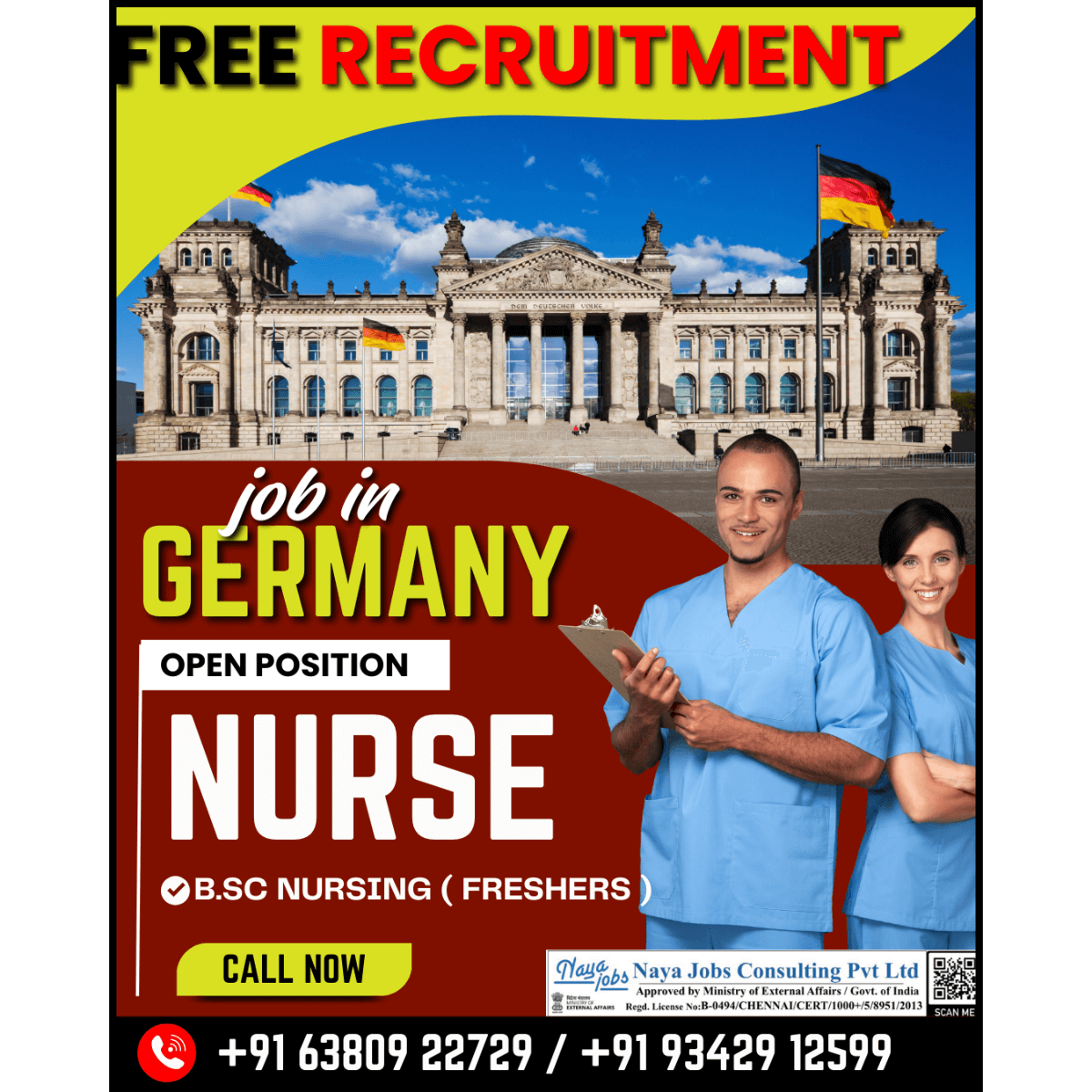 Hiring for Nurses job in Germany