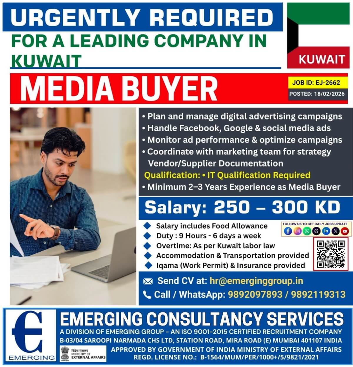 URGENTLY REQUIRED for KUWAIT