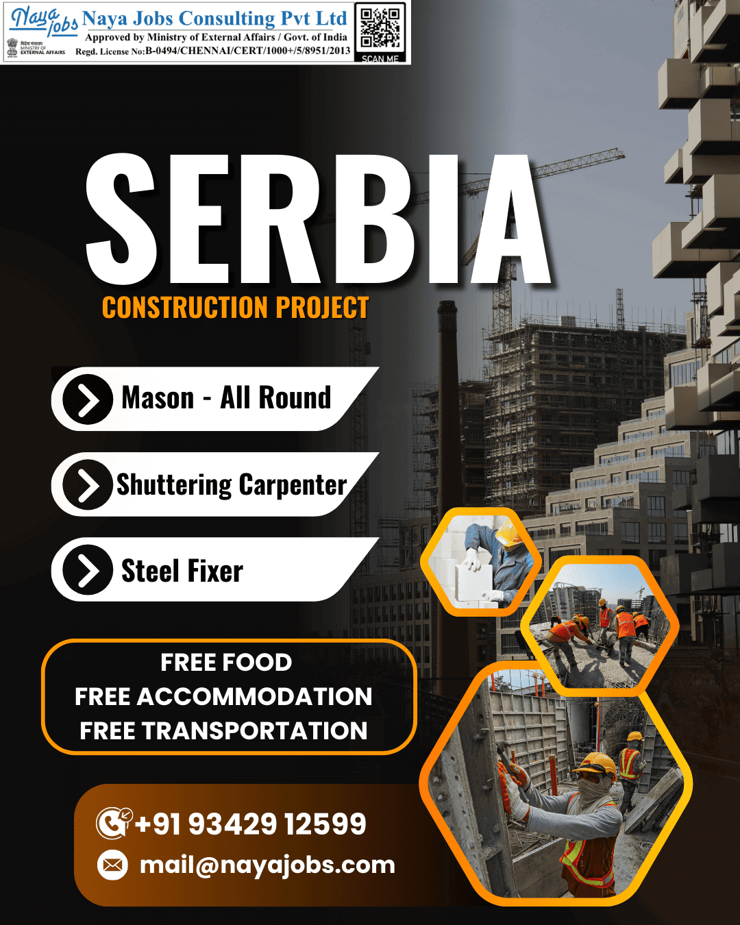 URGENT REQUIREMENT – SERBIA (EUROPE)