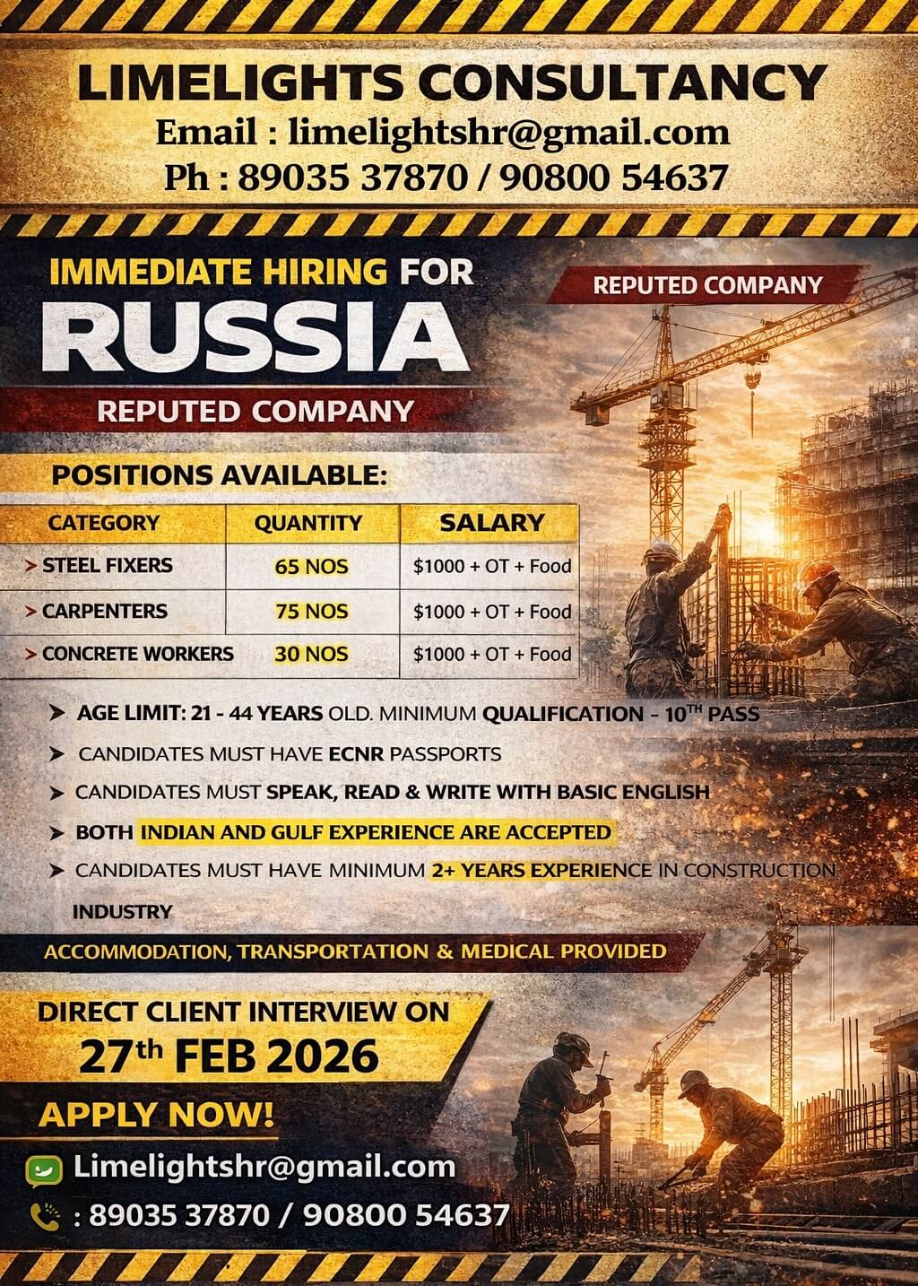 Wanted for Russia