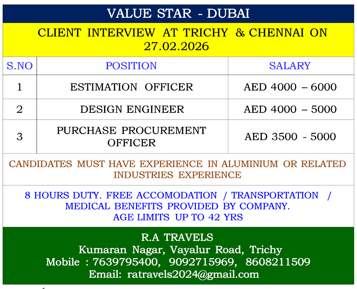 VALUE STAR - DUBAI VALUE STAR - DUBAI