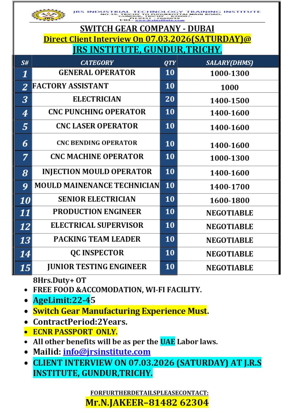 LEADING COMPANY  - DUBAI