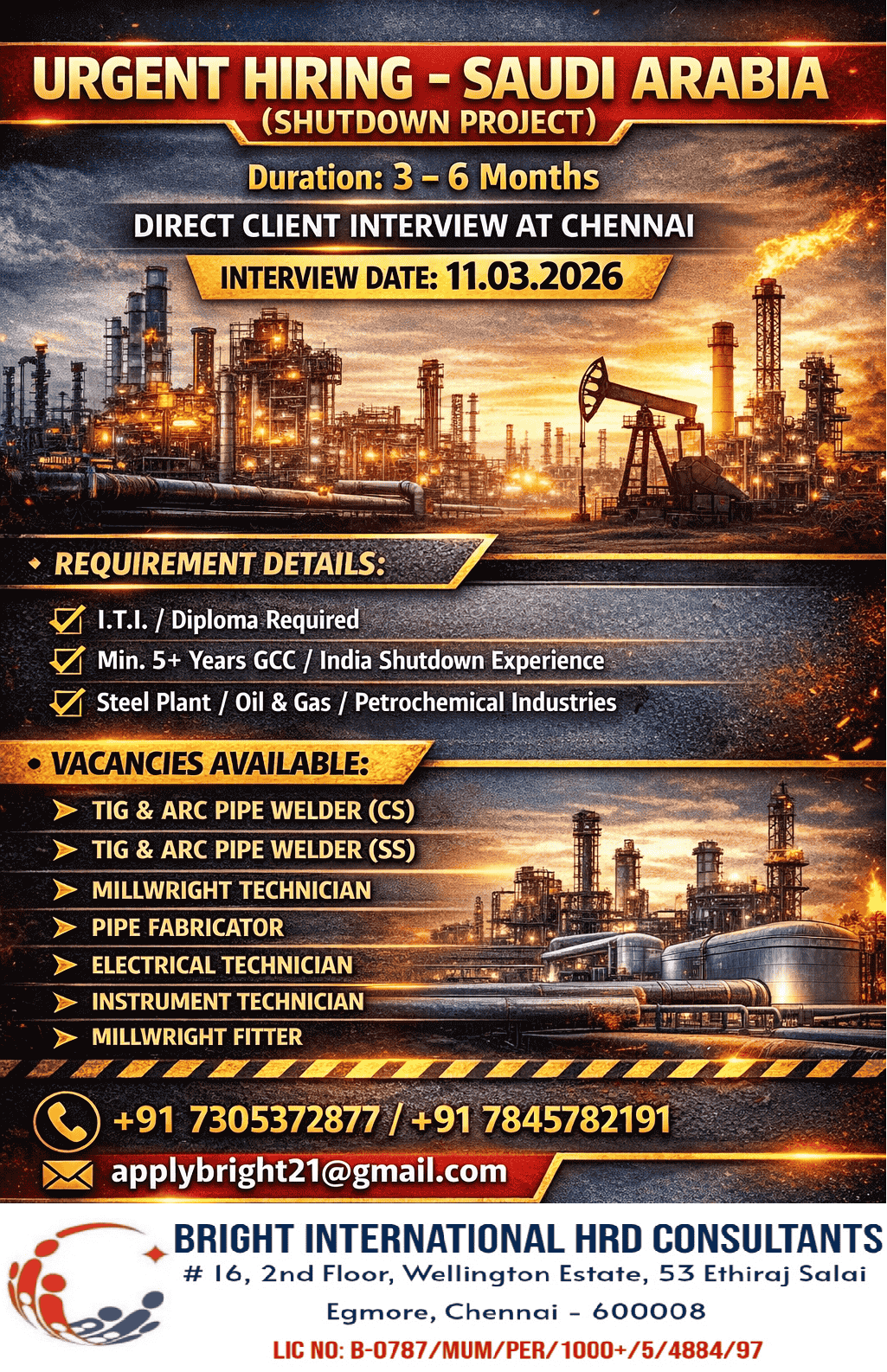 Shutdown Requirement (3-6 Months) Shutdown Requirement (3-6 Months)