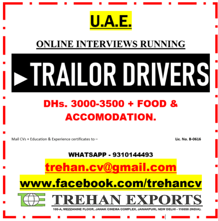 TRAILOR DRIVERS