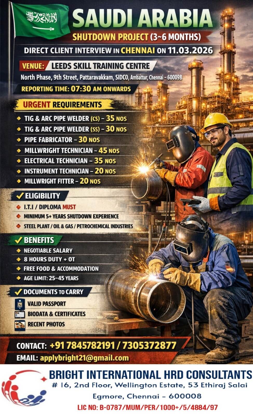 Shutdown Requirement (3-6 Months) Shutdown Requirement (3-6 Months)