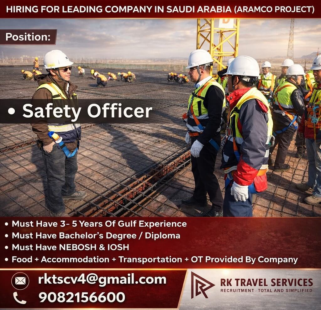 HIRING FOR LEADING COMPANY IN SAUDI ARABIA (ARAMCO PROJECT)
