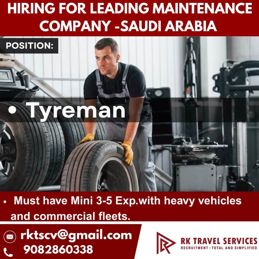 Hiring FOR Leading Maintenance Company -saudi arabia Hiring FOR Leading Maintenance Company -saudi arabia