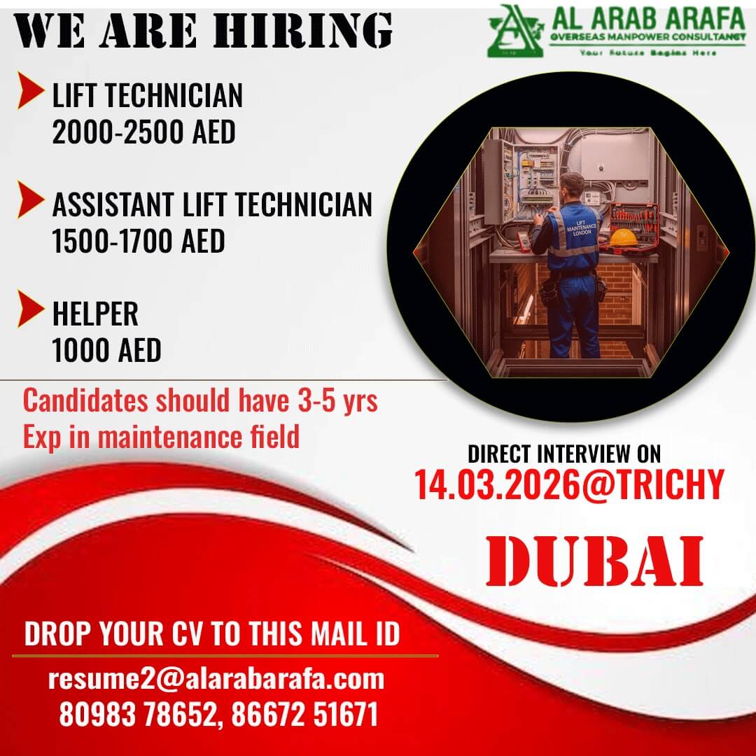 DIRECT CLIENT INTERVIEW ON 14.03.2026 @TRICHY