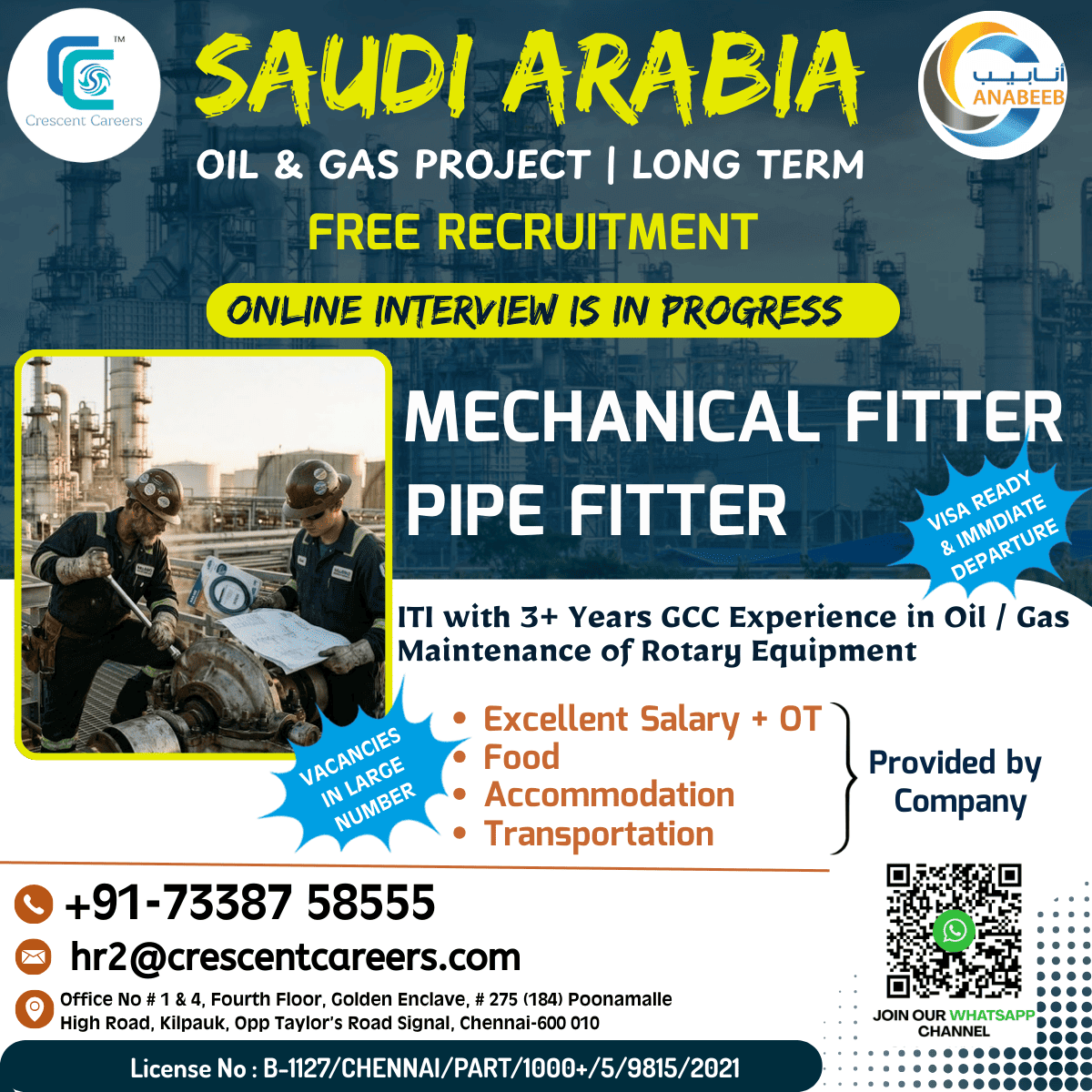 FITTER - PIPE / MECHANICAL