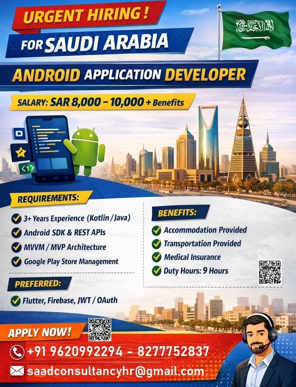 HIRING FOR SAUDI HIRING FOR SAUDI