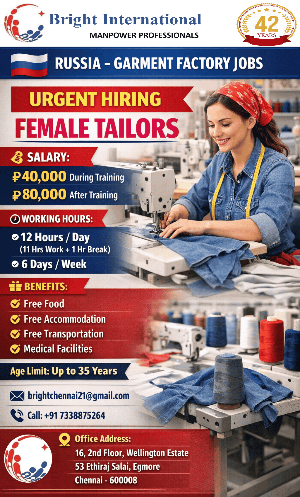 RUSSIA - LONG TERM REQUIREMENT