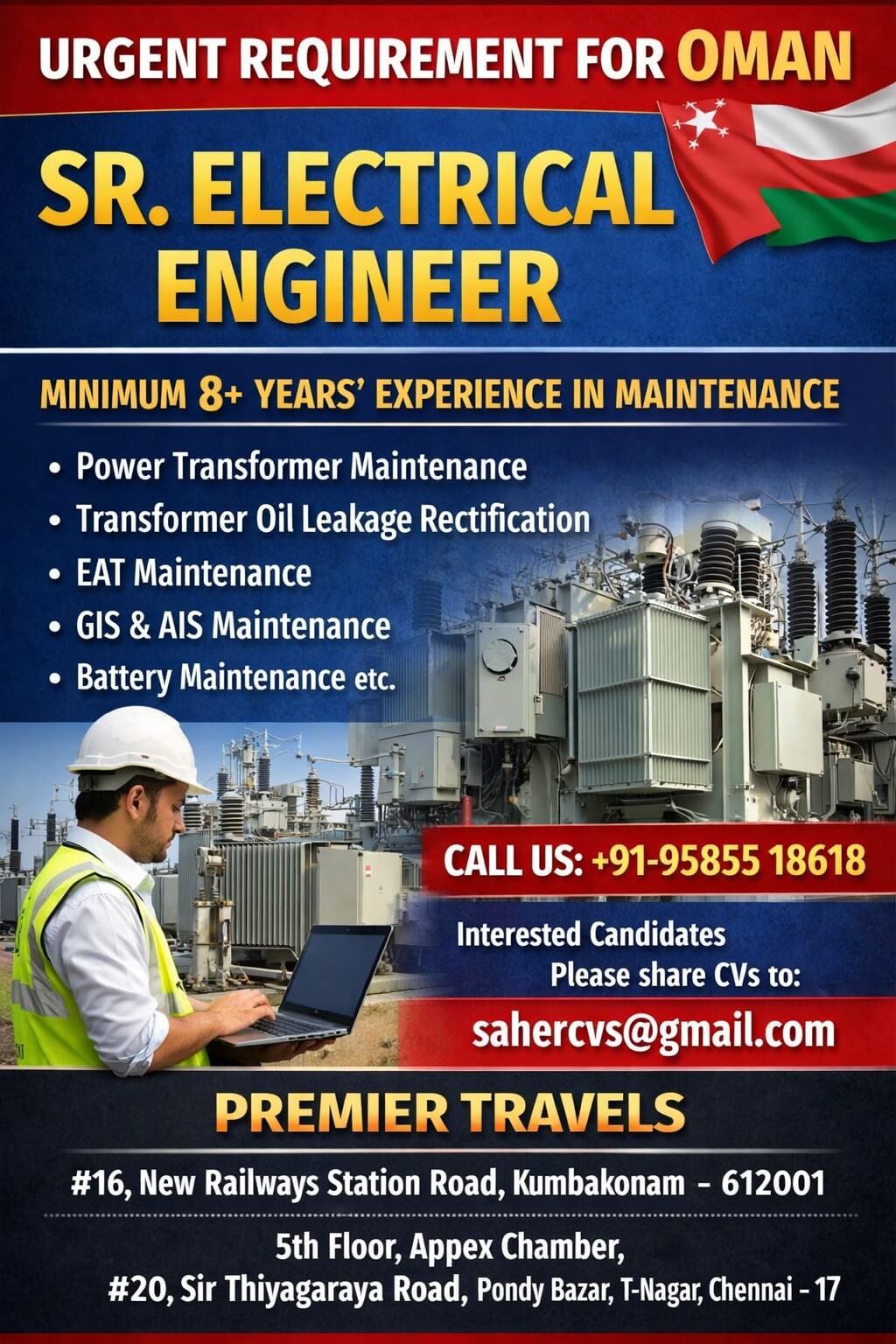 Sr.Electrical Engingeer - Maintenance