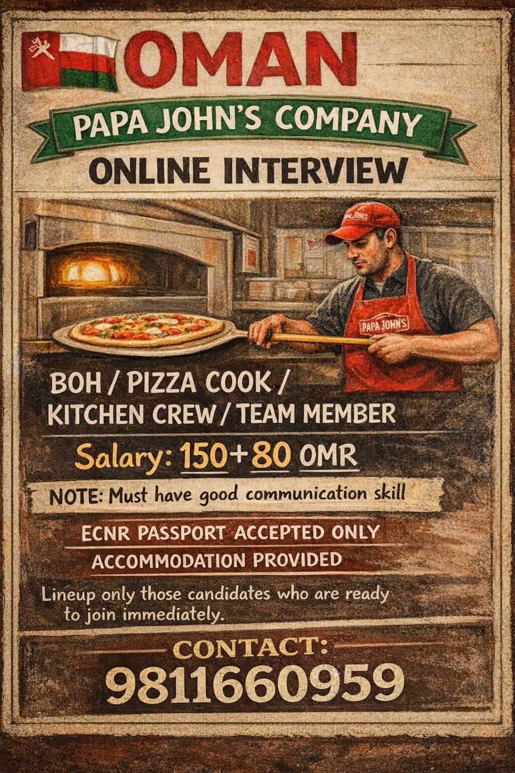 BOH / PIZZA COOK/ KITCHEN CREW
