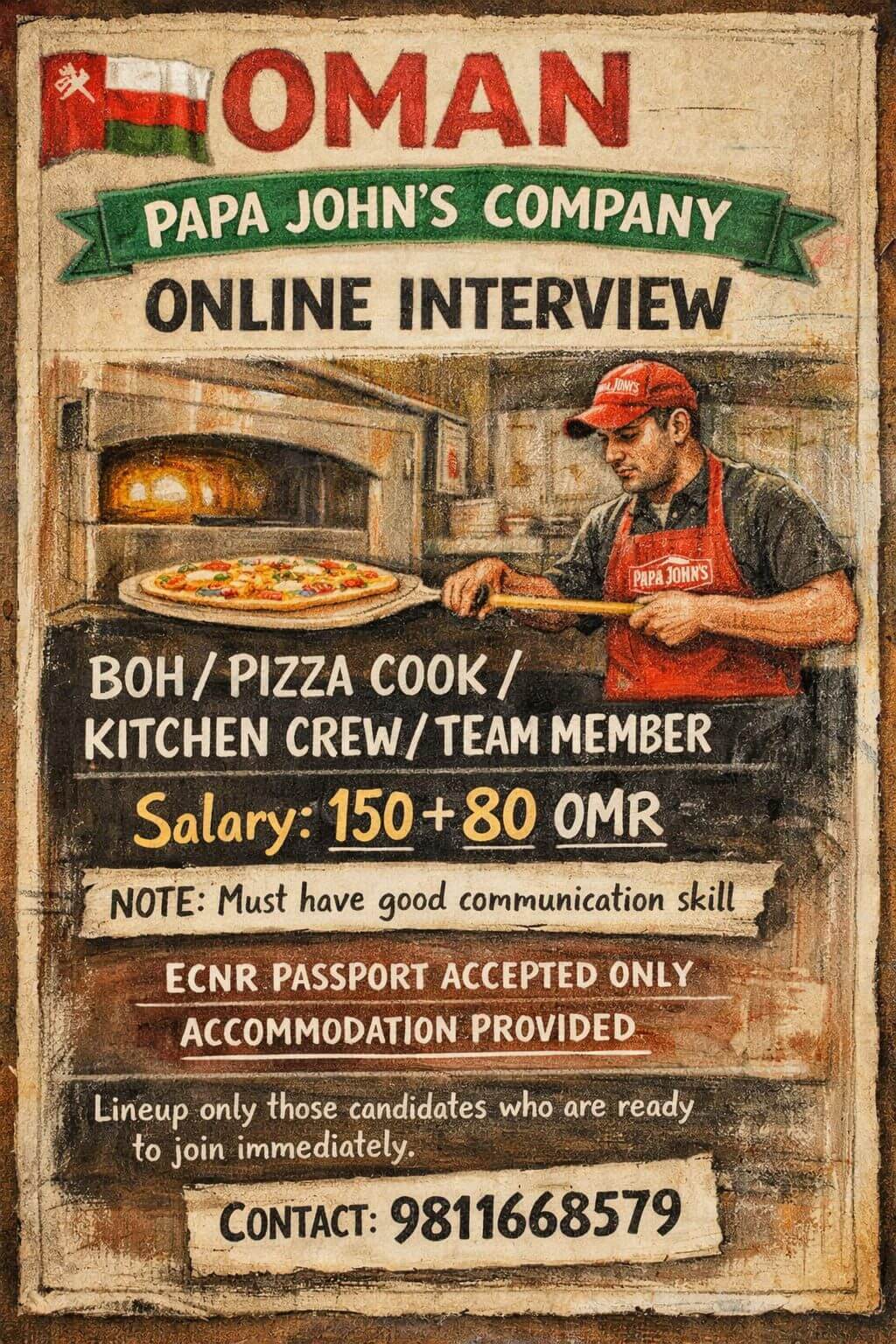 BOH / PIZZA COOK/ KITCHEN CREW
