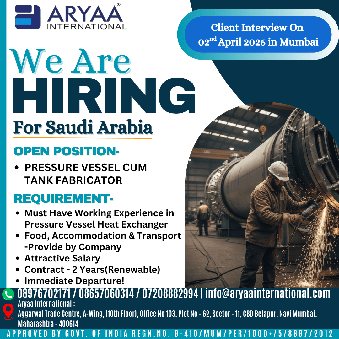 Urgent Requirement for Saudi Arabia ??