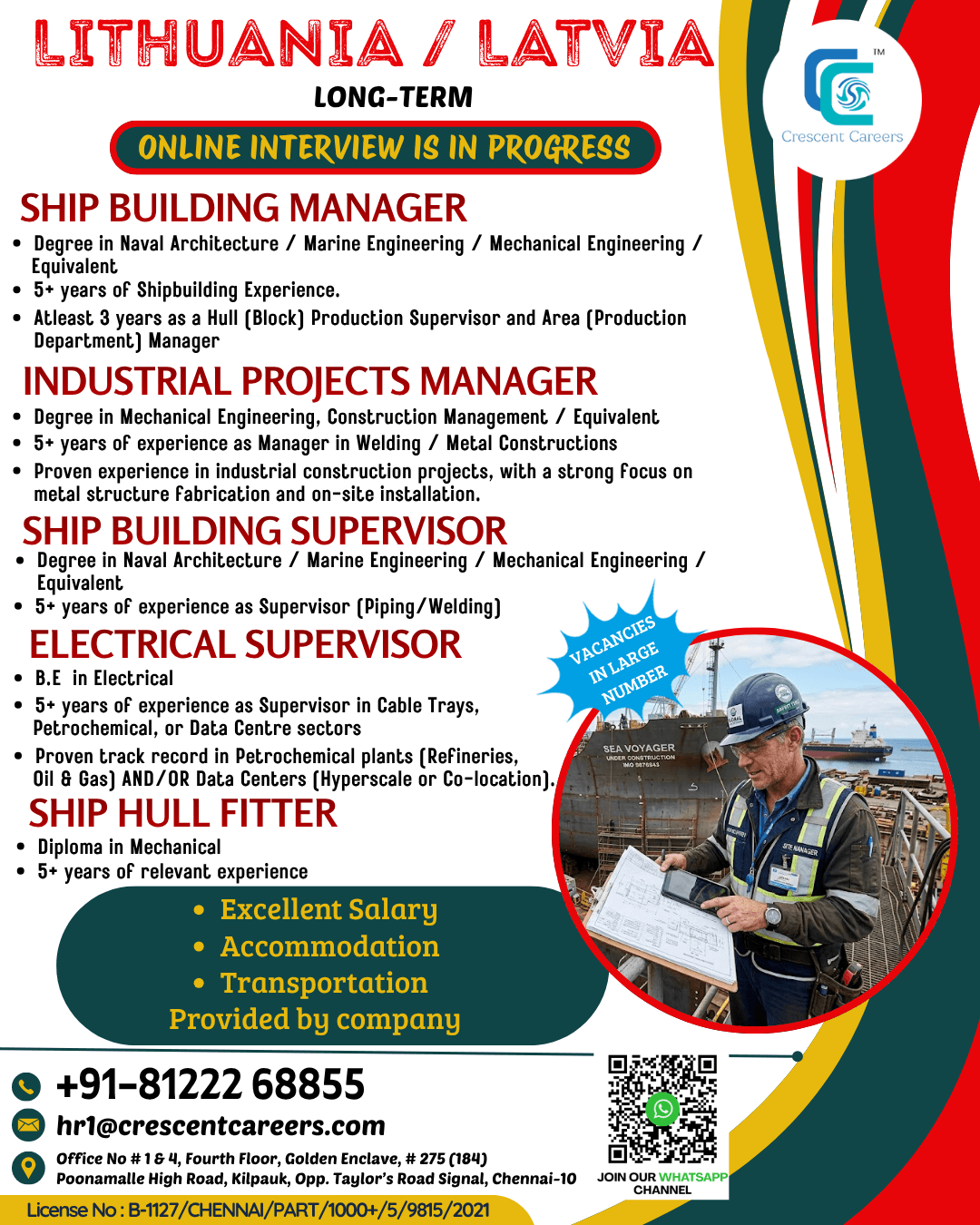 Hiring for LITHUANIA / LATVIA Hiring for LITHUANIA / LATVIA