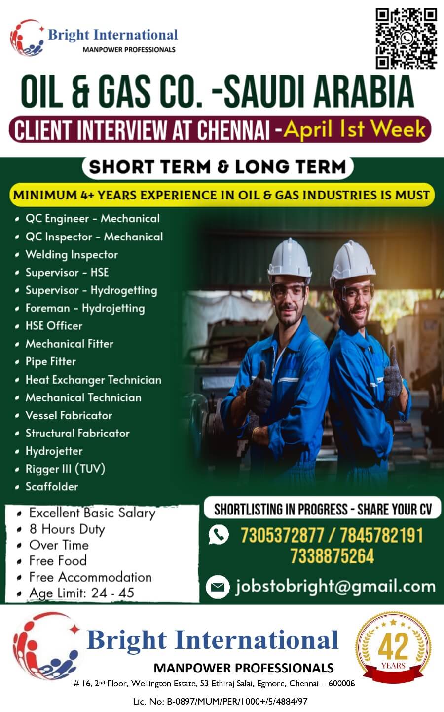 SHORT TERM & LONG TERM REQUIREMENT