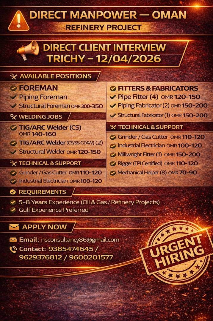 LEADING CONSTRUCTION COMPANY REQUIREMENT FOR OMAN LEADING CONSTRUCTION COMPANY REQUIREMENT FOR OMAN