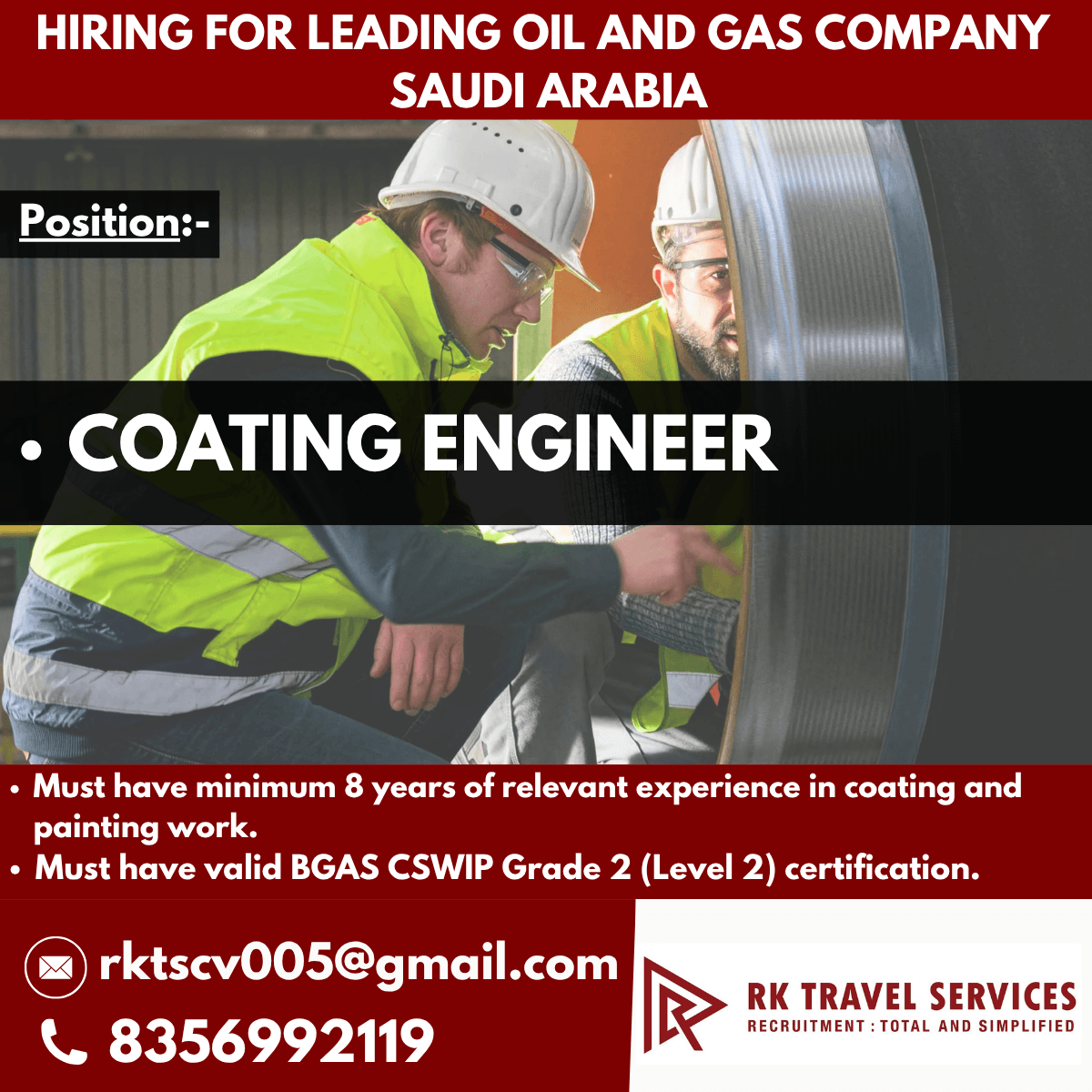 HIRING FOR LEADING OIL AND GAS COMPANY