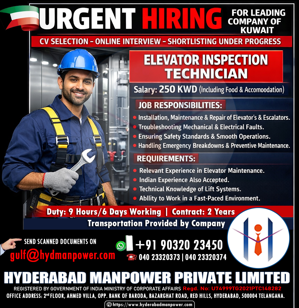 Hiring for Kuwait