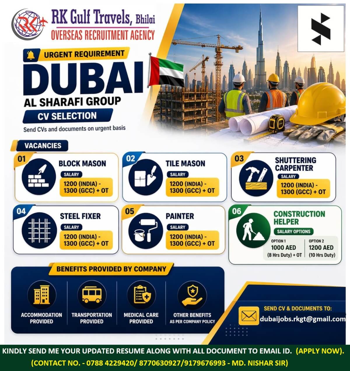 HIRING FOR AL SHARAFI GROUP OF COMPANY - DUBAI (UAE). HIRING FOR AL SHARAFI GROUP OF COMPANY - DUBAI (UAE).