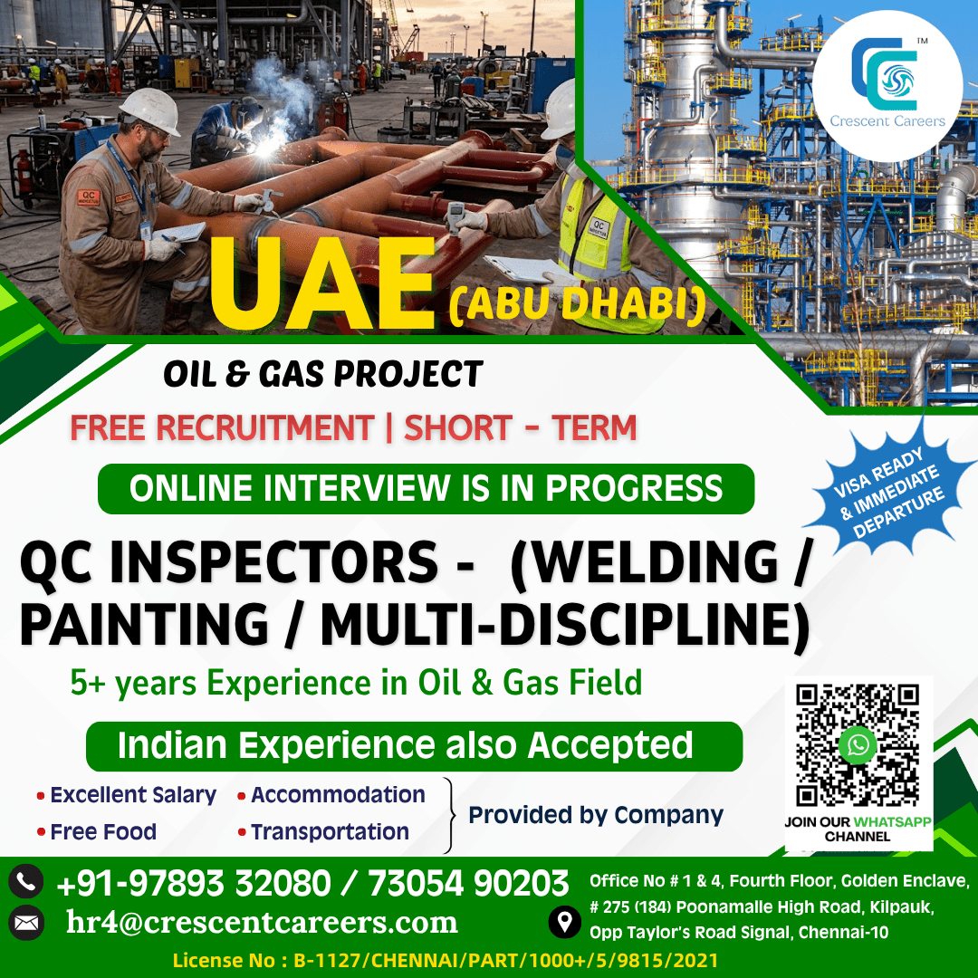 FREE RECRUITMENT FOR UAE COUNTRY