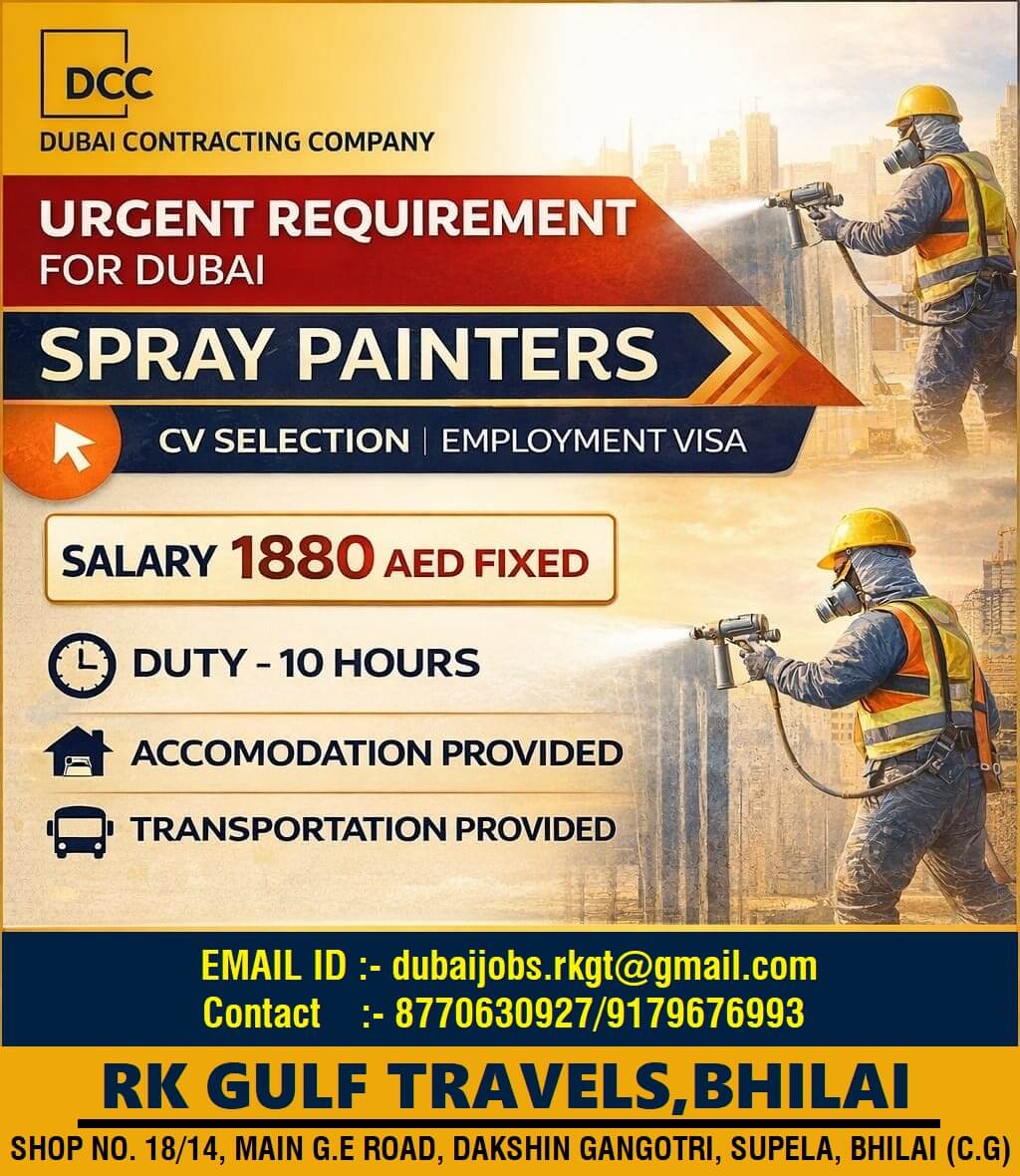 HIRING FOR DUBAI CONTRACTING COMPANY - DUBAI (UAE).