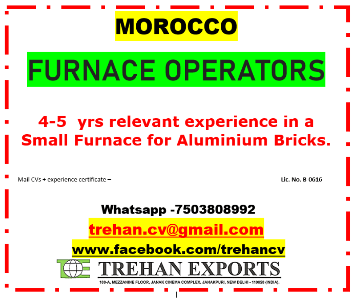 FURNACE OPERATORS
