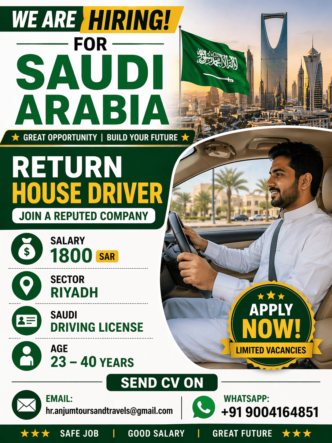 Hiring for Saudi Arabia