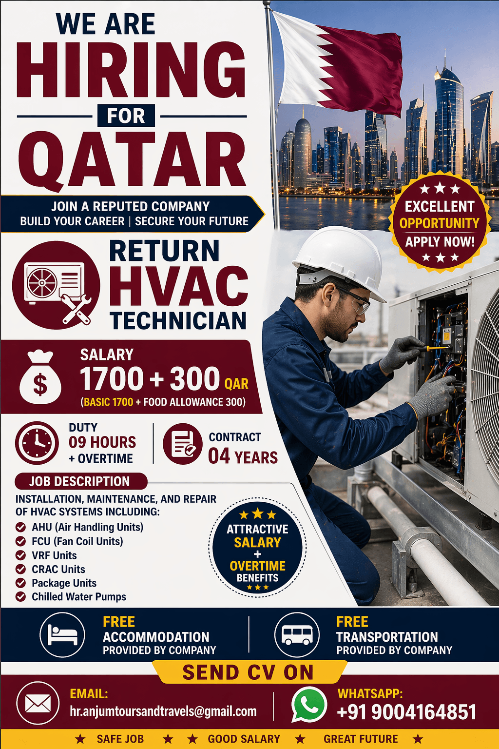 Hiring for Qatar
