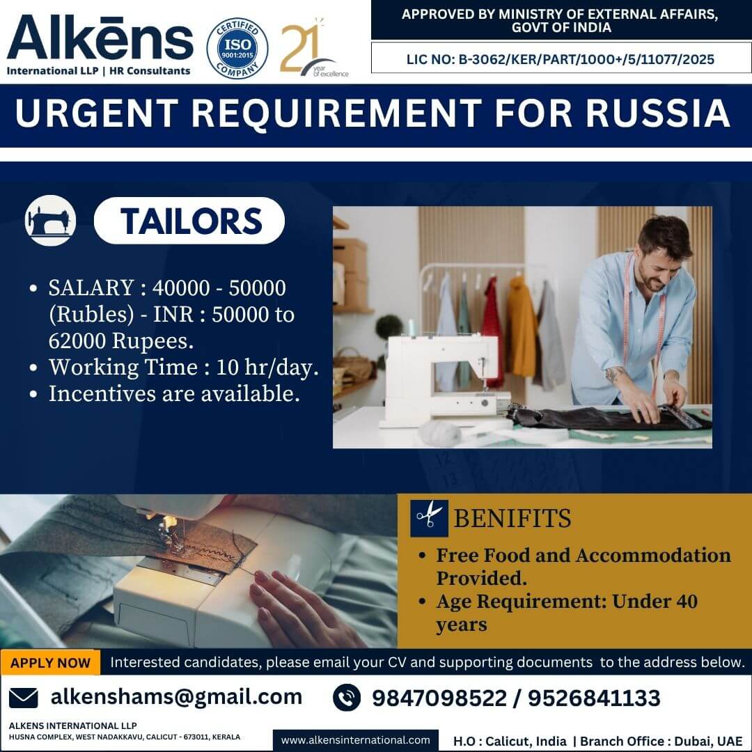 HIRING FOR RUSSIA