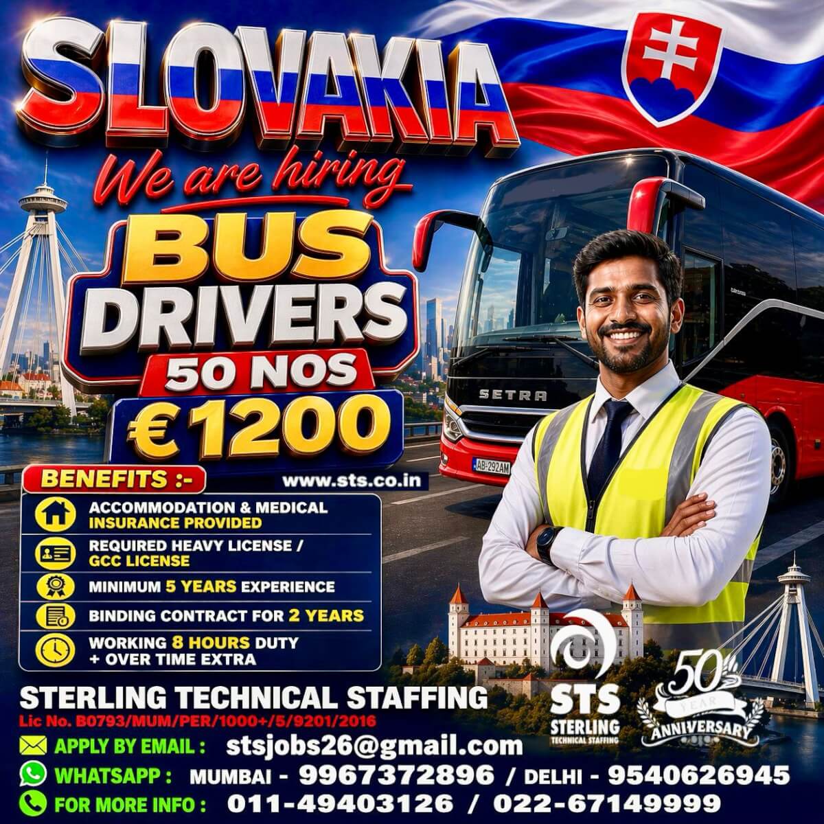 BUS DRIVER / PAVER BLOCK MASON