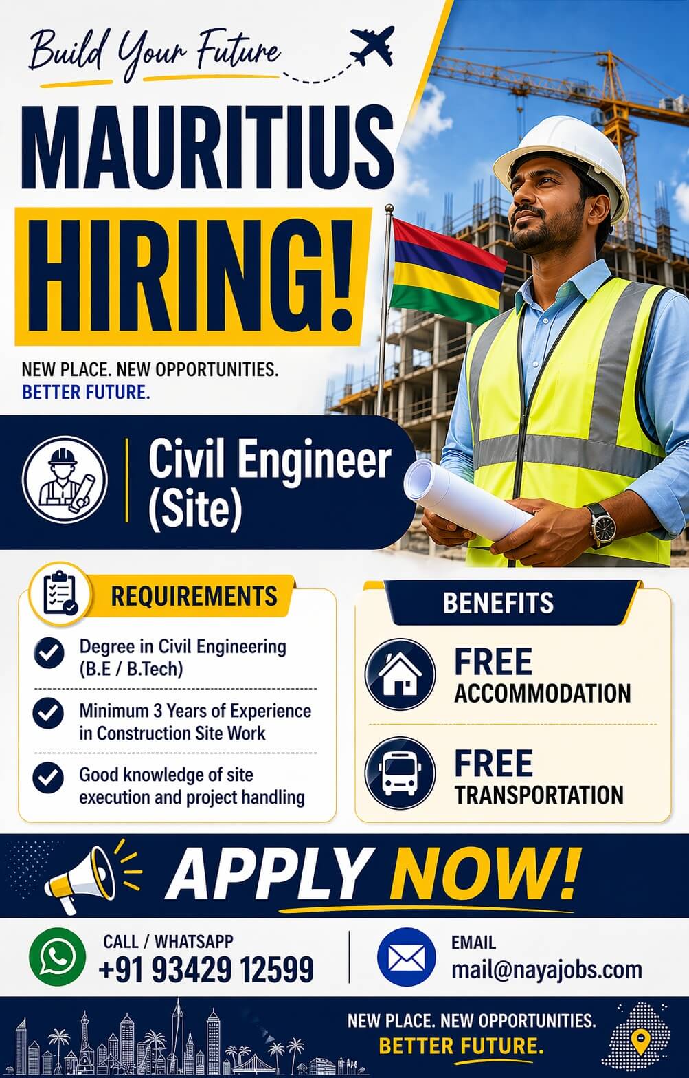 URGENT HIRING – MAURITIUS