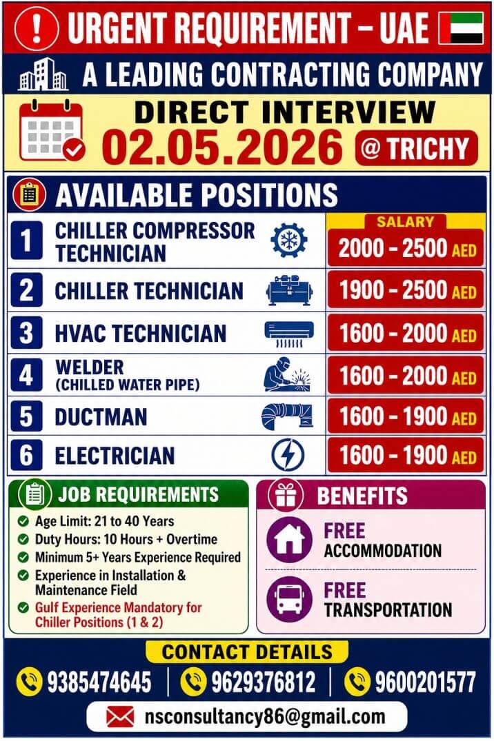 LEADING CONTRACTING COMPANY REQUIREMENT FOR UAE
