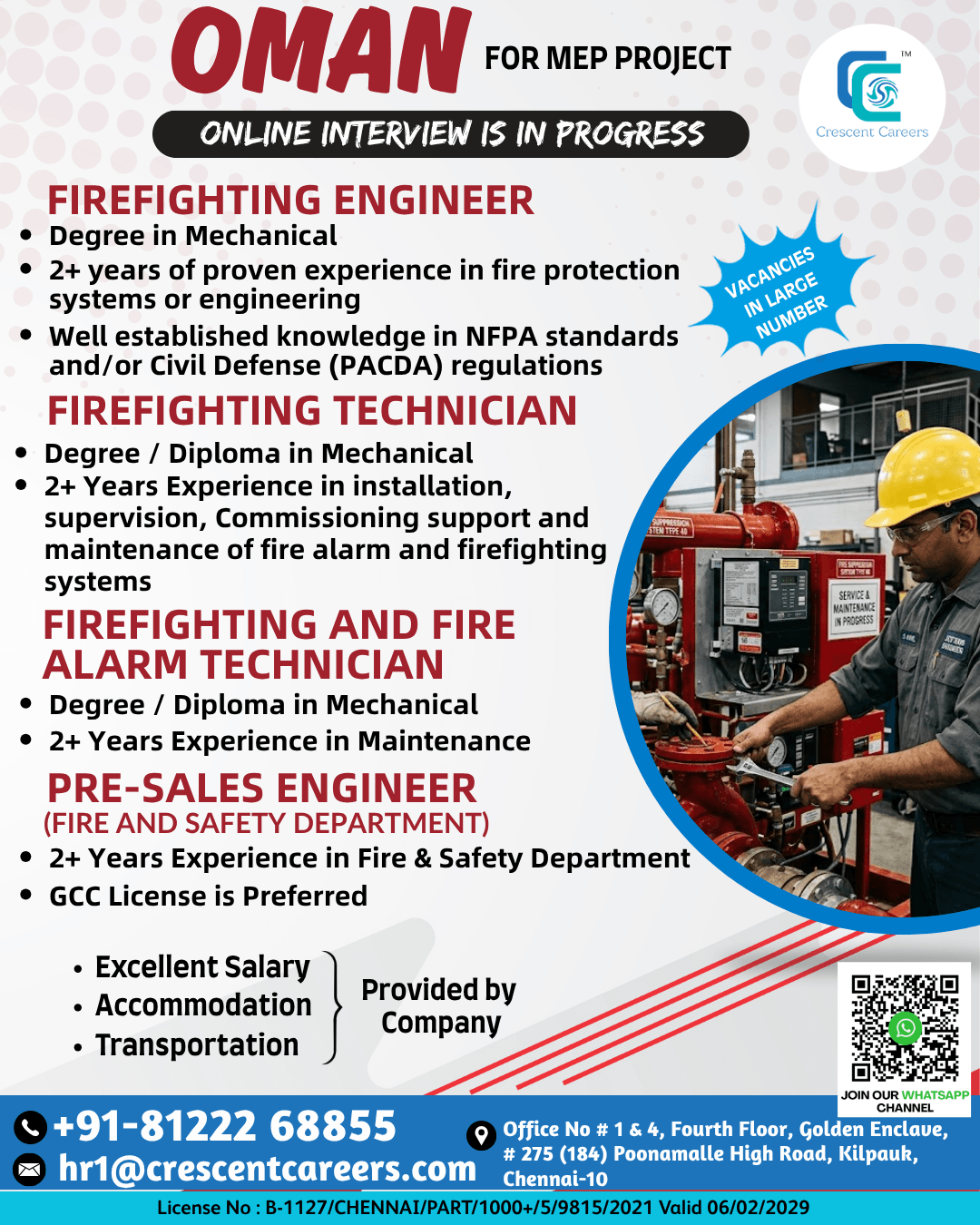 RECRUITMENT FOR OMAN COUNTRY