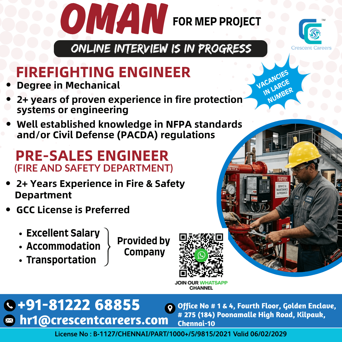 RECRUITMENT FOR OMAN COUNTRY