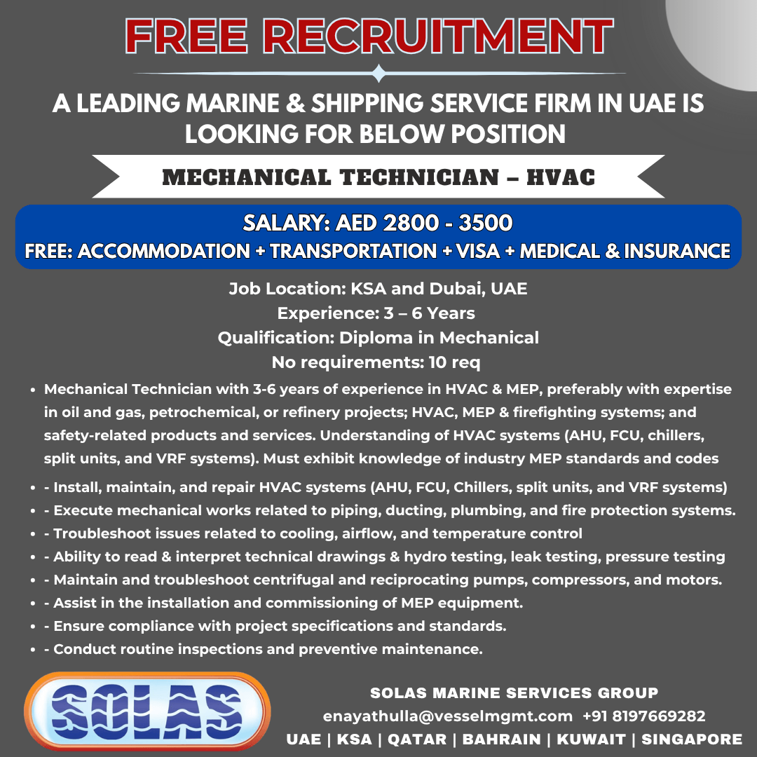 Mechanical Technician - HVAC