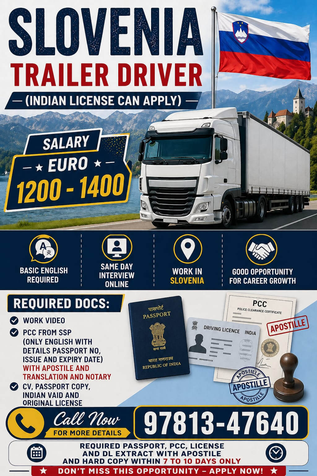 heavy driver for slovenia