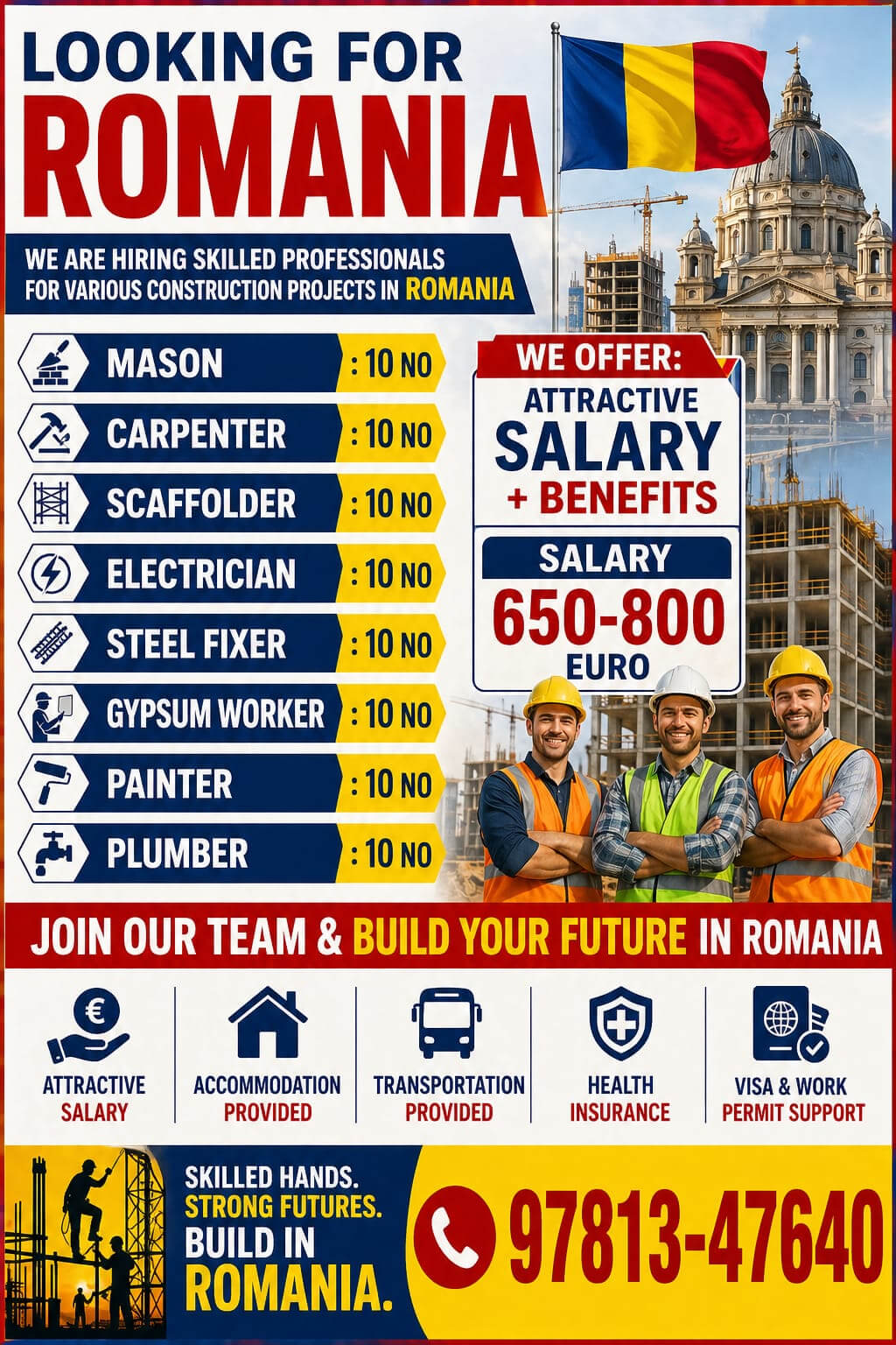 REQUIERMENT FOR ROMANIA