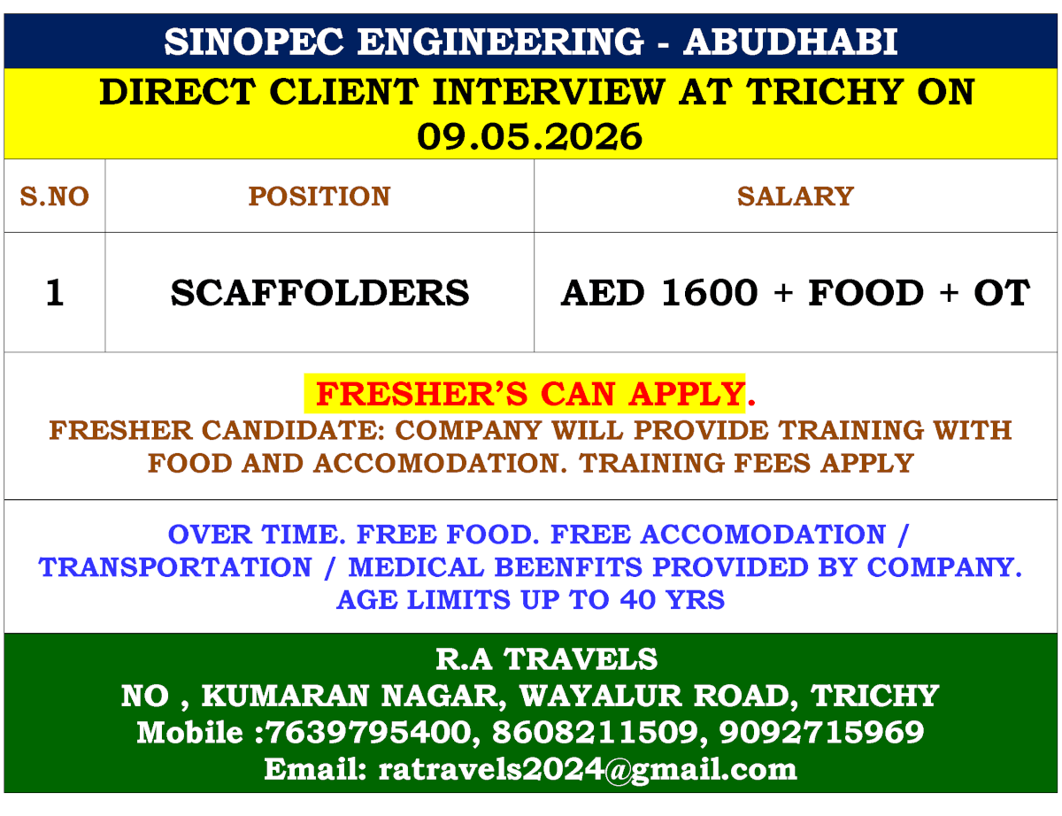 SINOPEC ENGINEERING - ABUDHABI
