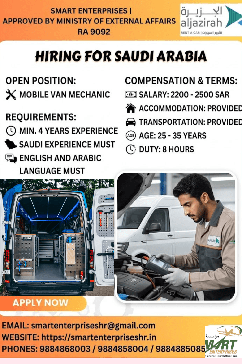 MOBILE VAN MECHANIC